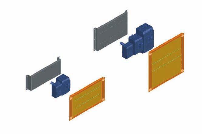 plate: sheet steel, zinc-coated Metal front plates with automatic connection to the enclosure For surface-mounted or floor-standing distribution boards Scope of delivery: 1 mounting plate, 1 front