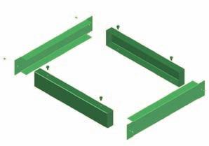 Stand-alone boards XVTL Bases XVTL-SO Front panel and side panels are ordered separatelly Side panels delivered as pair