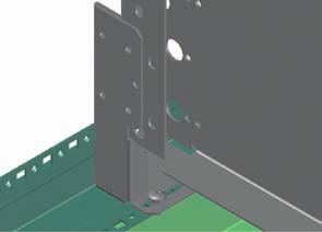 To mounting 2 screws on each side are used, in all things nearer to edge.