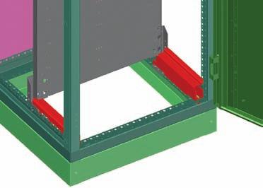 Stand-alone boards XVTL Mounting process of plate XVTL-IC..: 1. Positioning of the plate obliquely, bottom edge is set onto XVTL-FITUP/BRA 2. Push of the plate close to the stop 3.
