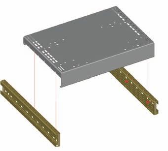 Stand-alone boards XVTL 2. Screwing of screws for mounting of plate XVTL-IZM-... 3. Assembling of mounting plate XVTL-IZM-... 4.