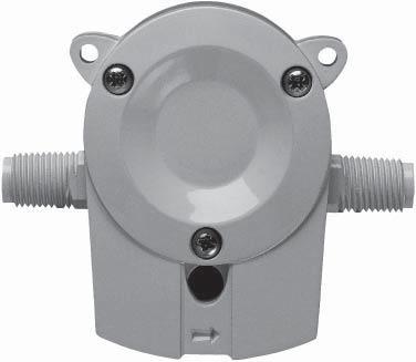 Signet 2000 Micro Flow Rotor Sensor Features Operating range 0.11 to 12.11 lpm (0.03 to 3.2 U.S. gpm) Simple mounting ¼ in.