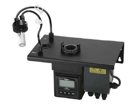 ) Signet 4150 Turbidimeter System Overview 5 6 7 4 8 9 10 1 1 - Mounting Bracket 2 - Power Supply and Wiring Terminals 3 - Operator Interface with Display 4 -