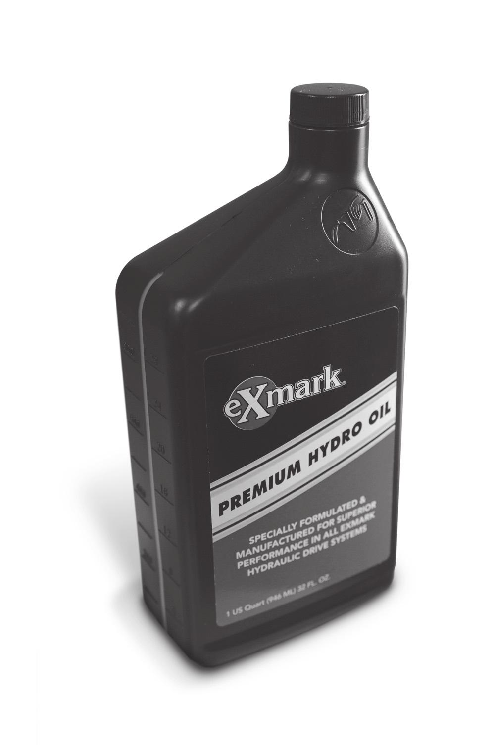 EXMARK MAINTENANCE Maximize the performance of your exmark. 4-Cycle Premium Engine Oil Part No. 116-3373 Both SAE 30 and SAE 10W-30 in one bottle.