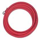 Kink resistant, even at low pressures. end radius is less than 3.5 (8.9 cm) for a 3/4 inch (19mm) hose, and 4.5 (11.4 cm) for a 1 inch (25mm) hose.