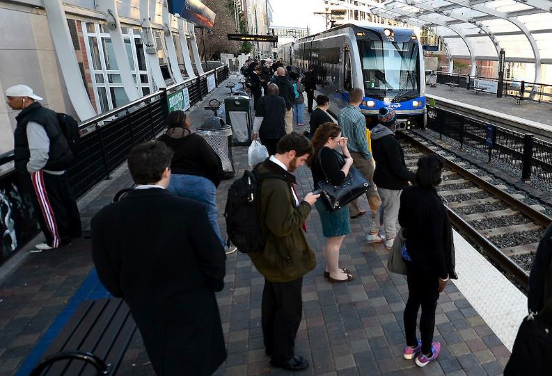 Who is riding transit in California?