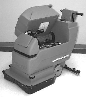 MACHINE SETUP PRE OPERATION CHECKS 1. Sweep the floor to remove particles and other debris. 2. Check battery meter charge level to ensure batteries are fully charged if applicable.