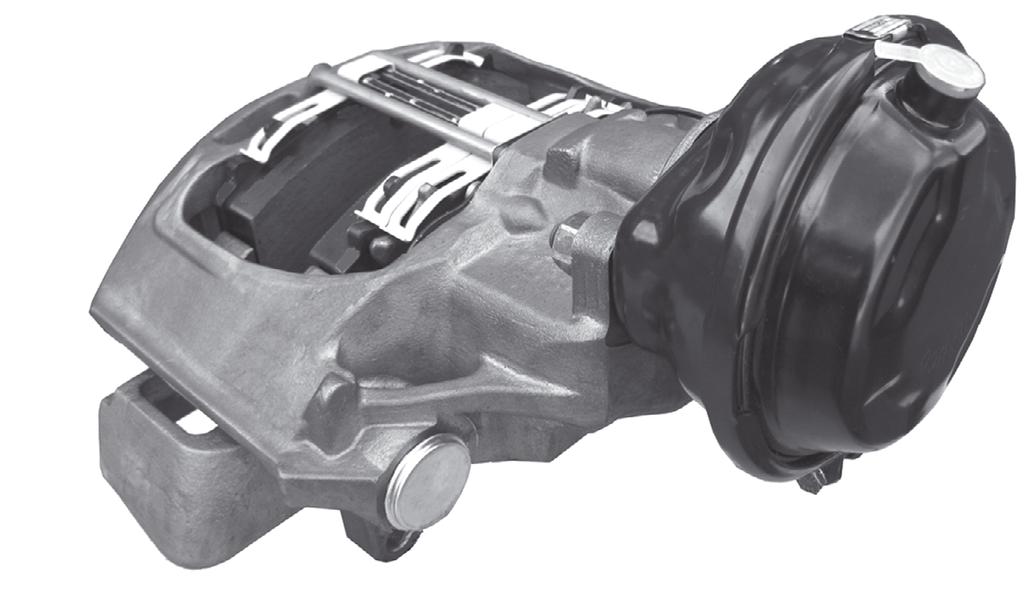 Description of the disc brake MAXX TM 22T 5 Description of the disc brake The brake MAXXTM22T is a pneumatic one-piston-brake, which is intended for use in commercial vehicles on front and rear axles