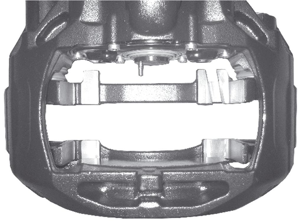 ÖÖ If dirt or moisture has infiltrated the brake or if the sealing seat in the brake caliper is damaged, replace the brake, see chapter 9 Renewing