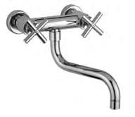 for bidet QTV 161 Gruppo lavello a muro canna a S Wall sink mixer with