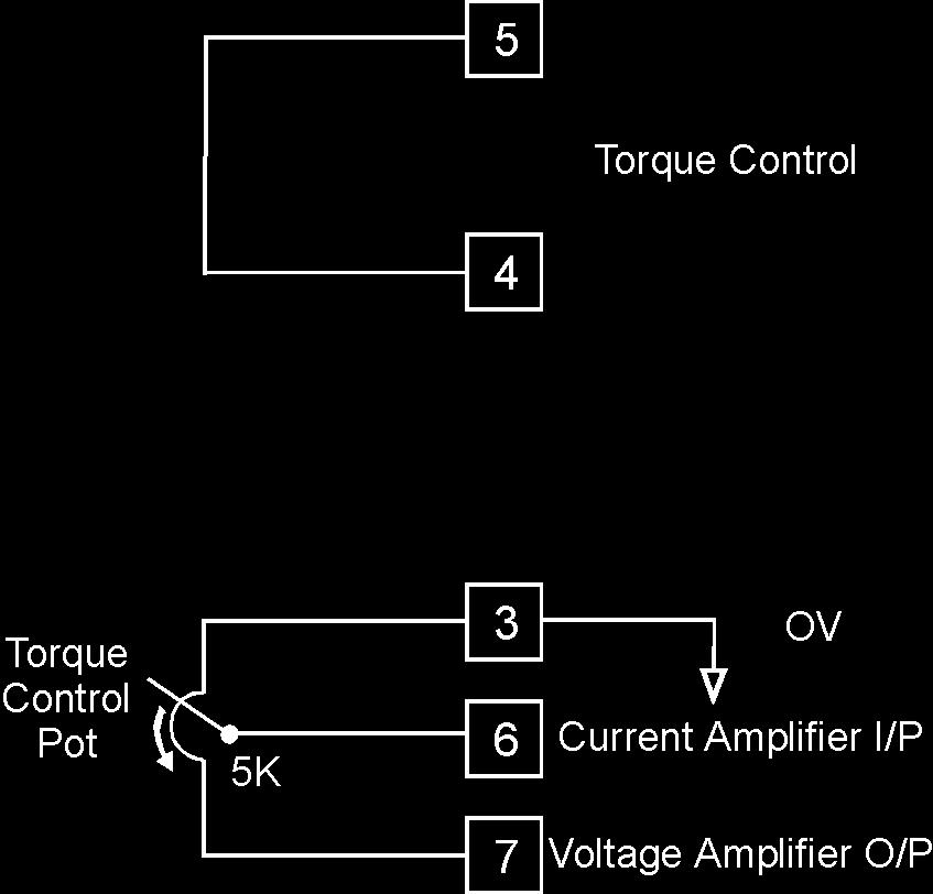 For constant torque control, link 4 to 5 and