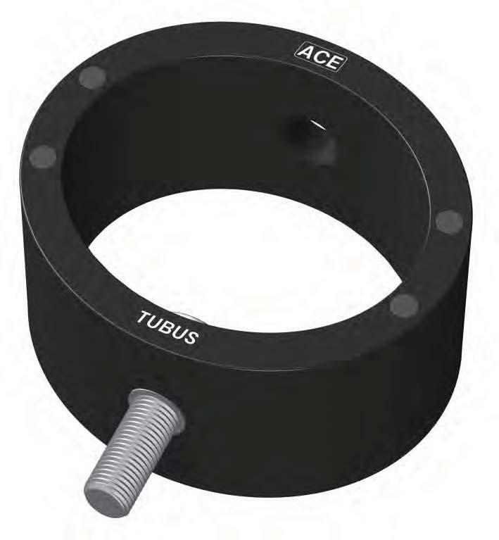 TUBUS-Series Type TR Profi le Damper Radial Damping 0 The profile damper type TR from the innovative ACE TUBUS series is maintenance free, self-contained damping element made from a special