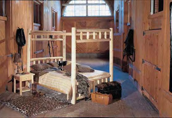 For an additional cost, metal support systems for Double, Queen, and King beds are