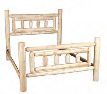 Rustic Natural Cedar Furniture Company www.rusticcedar.com P: 401.435.6777 F: 401.435.6999 TOLL-FREE 1-800-435-7892 info@rusticcedar.com #100438A Arched Bed, Twin 76 l x 43 w x 54 h, 2 pkgs., 95 lbs.
