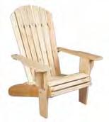 #040404A Oversized Adirondack Chair 32.5 w x 35 l x 40.