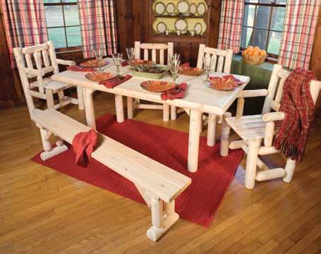 #021121C *Harvest Family Dining Room Table Set THIS SET CONSISTS OF: 1-*Harvest Family Dining Room Table (#21C) 2-Captain s Chair (#3C) 4-Dining Chair (#3)