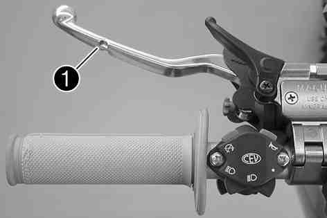 CONTROLS 11 5.1Clutch lever The clutch lever is fitted on the left side of the handlebar.