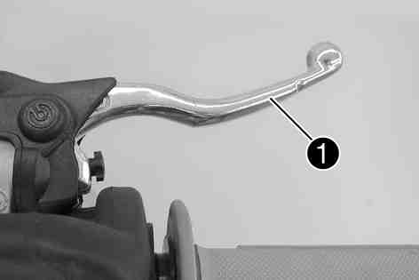2Hand brake lever Hand brake lever is located on the right side of the handlebar.