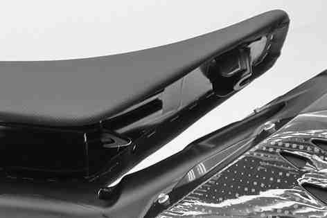 Mount and tighten the screw of the seat fixing. Remaining screws, chassis M6 10 Nm (7.4 lbf ft) 11.93Dismounting the fuel tank x 600674-01 Danger Fire hazard Fuel can highly flammable.