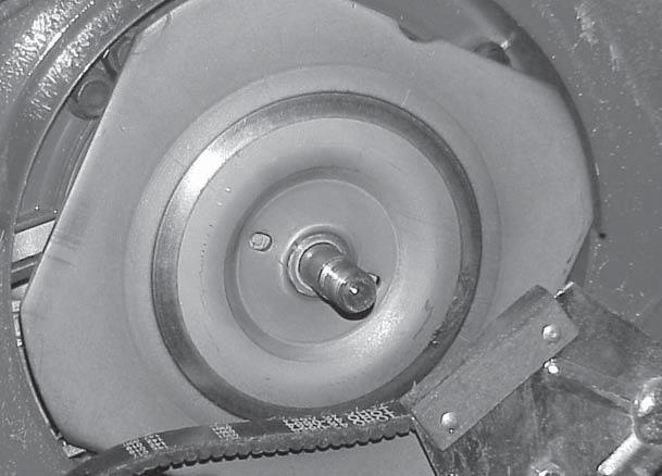DO NOT drive it on with a hammer. Fig 93 348-07. umps. Holes in fl ywheel Fig 94 MVC-77. Install the fl ywheel.