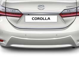 partií Toyoty Corolla je umocnený zaujímavým optickým prvkom pozdĺž hrany