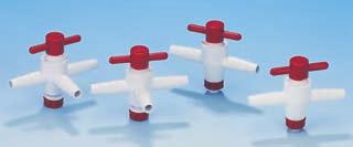 stopcocks 2-Way and 3-Way Connections With a removable, leak-proof plug made of chemical-resistant, non-stick Teflon PTFE, these polypropylene stopcocks have barbed tubulations that accept 6.4mm to 9.