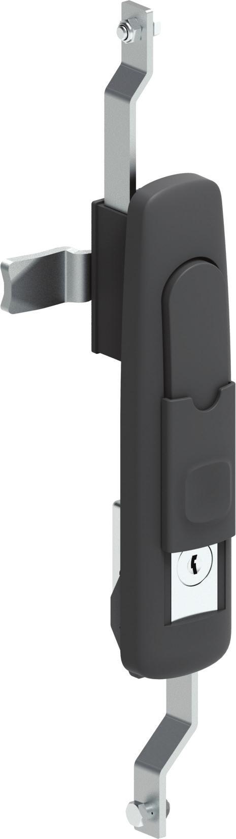ROD-LATCH SYSTEM MODULER SYSTEM SWINGHANDLE 407 Swing handle has a modular lock structure allows easy modification for customer requests Lock and modules could be ordered seperately Single point