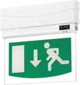Reliant order codes When ordering a Reliant exit sign, the basic safety luminaire must be ordered with an appropriate legend and the specific mounting kit for any fixing other than standard ceiling.