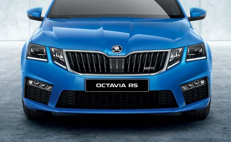 2 UP TO 230 BEAUTIFUL HORSES Mix the timeless aesthetics of the OCTAVIA with sporty styling and you get the OCTAVIA RS.