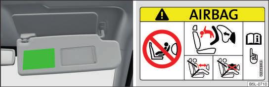 If possible, move the front passenger seat backwards so that there is no contact between the front passenger seat and the child seat behind it.
