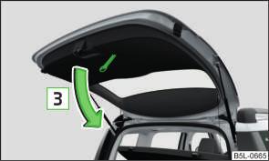 The period after which the boot lid is locked automatically can be extended by a specialist garage.
