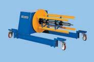 Decoiler AG b1mf with brake, with single-bearing shaft, with