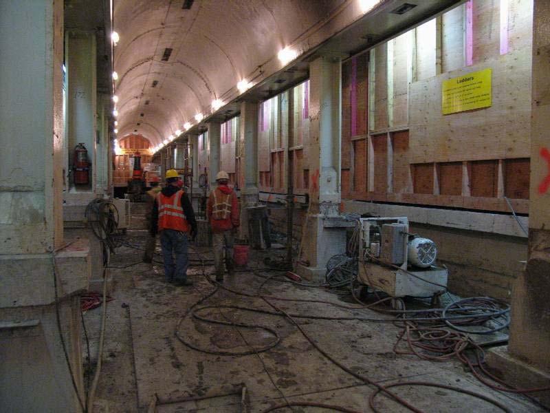 Block 37 Tunnel Connections Project Washington Station (Red