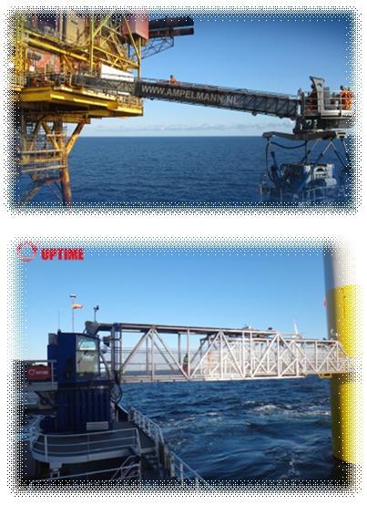 This grants a safe 24/7 access from the vessel to offshore structures even in harsh conditions.