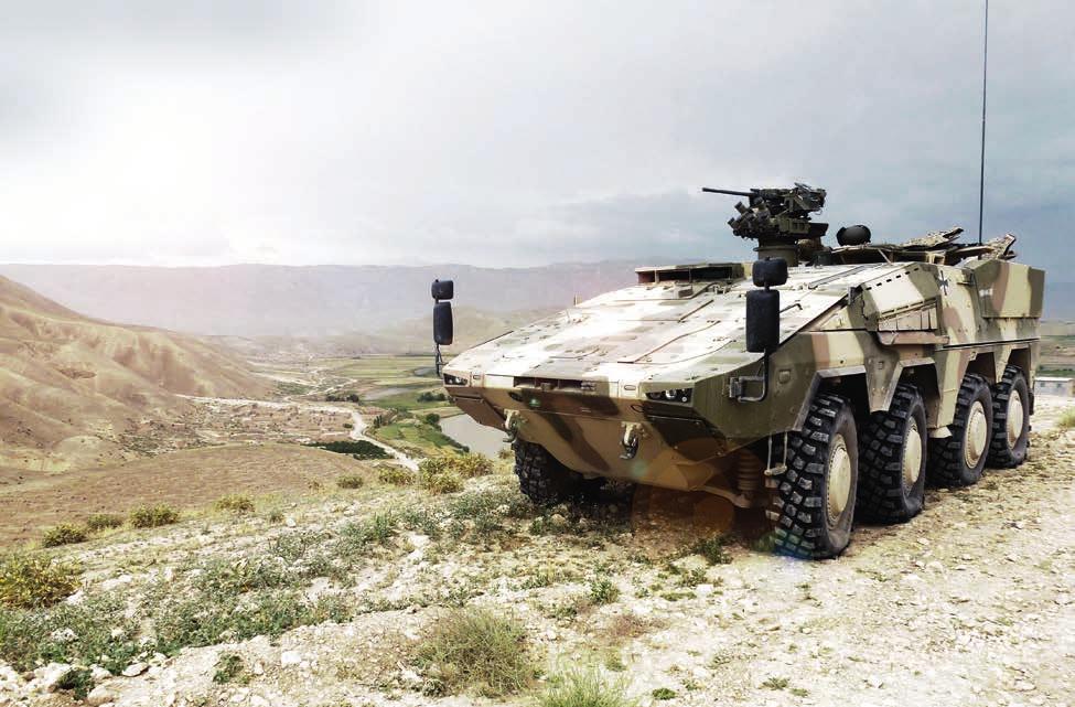 QUIET OPERATION and MOBIlITY in DIFFICUlt TERRAIN Artec GmbH Mobile, reliable, and safe the demands military forces place on the driveline and chassis of their wheeled and tracked vehicles are high.