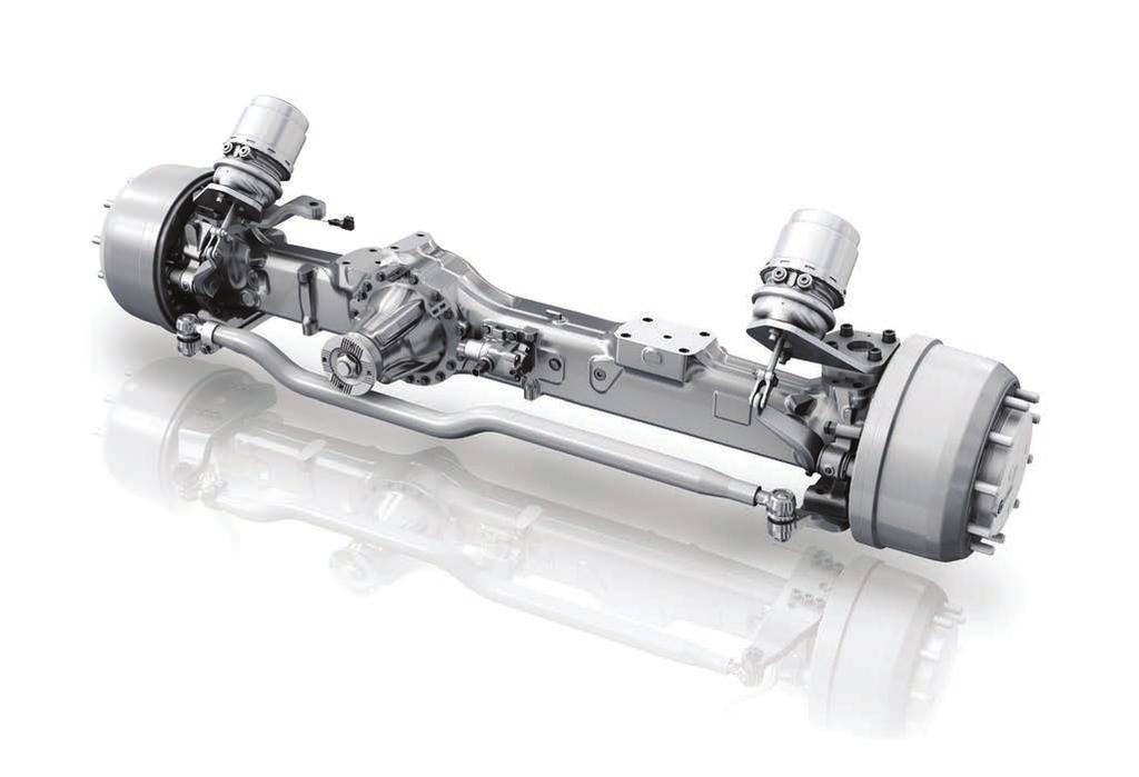 STEERING AXlE FOR All-WHEEl DRIVE TRUCKS Precise steering, uncompromising reliability The APL 90 steering axle meets the challenges of day-to-day construction site work with ease.