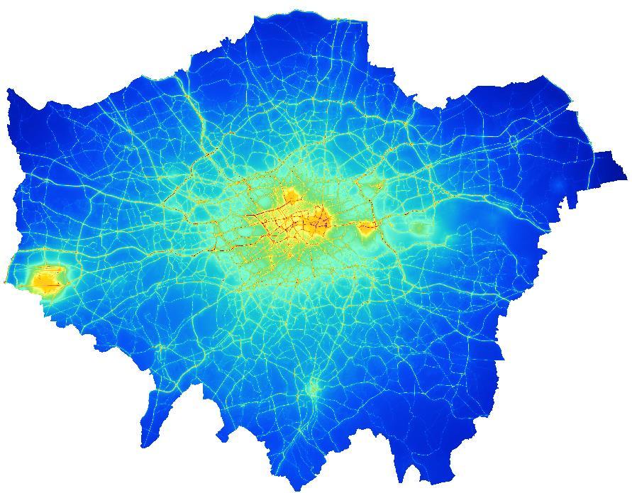 Central London predicted to remain an air quality focus area beyond 2020