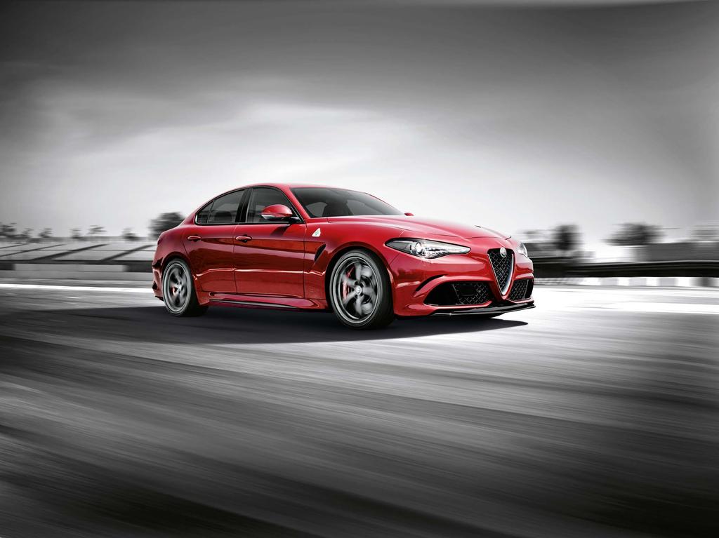 Shifting the balance of power The new Alfa Romeo Giulia Quadrifoglio is more than a showcase for the best power to weight ratio in its class it s a study in how to use that power.