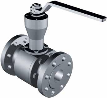 BF152 FLOATING BALL VALVE for CRYOGENIC SERVICE Range of Production: Different size and pressure classes are available, dependent on the actual working pressure and temperature Standard Features: -