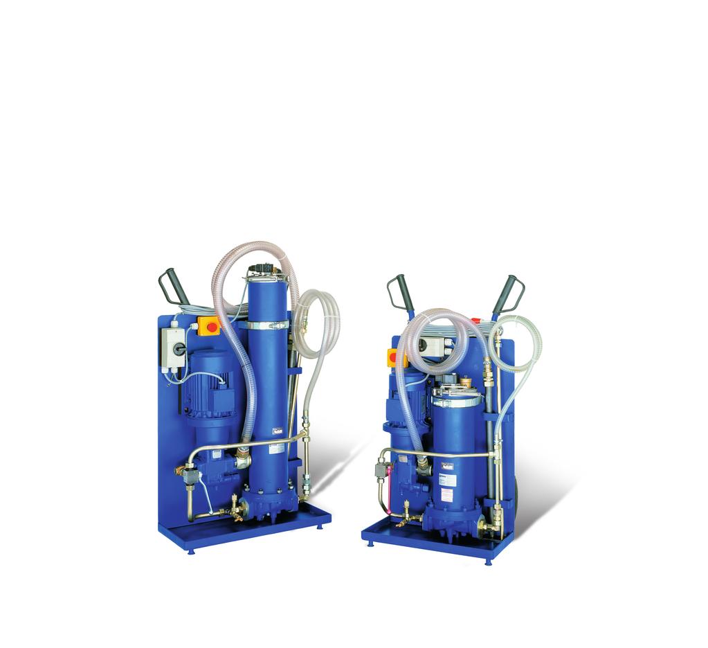 Mobile Filter Units Pi 8100 Flow rates 27/32 and 55/66 l/min 1.