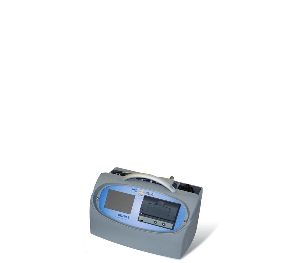 Portable Particle Counter PiC 9300 max. nominal pressure 315 bar (4480 psi) 1.