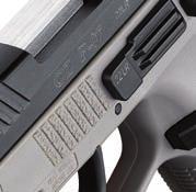 THE NEW GENERATION OF THE UHERSKÝ BROD RIMFIRE CONVERSION KIT IS THUS SUI- TABLE FOR ALL CURRENT VERSIONS OF THE CZ 75 PISTOL (INCLUDING THE CZ 75 Ω), CZ 85 AND LY SPACED COCKING GROOVES.