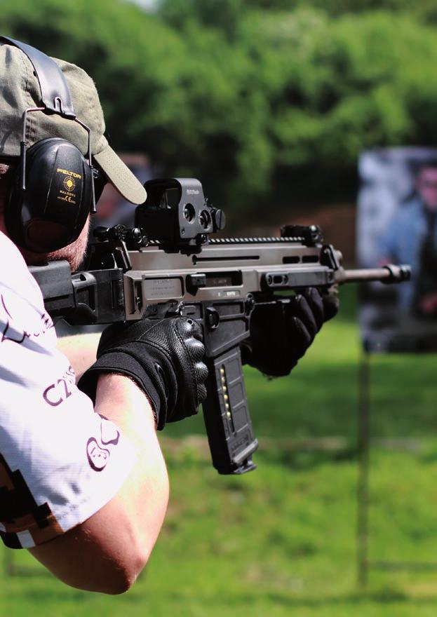 s E M i - A U t o DYNAMIC SPORT SHOOTING, SECURITY SERVICE OR PRACTICE AND HOBBY SHOOTING MOST COMMON EXAMPLES OF THE USE OF SELF-LOADING VARIANTS OF CZ SERVICE WEAPONS.