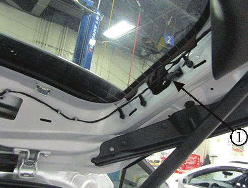 Straighten any misaligned terminals and reconnect the connectors. Verify proper opening and closing of the power liftgate.
