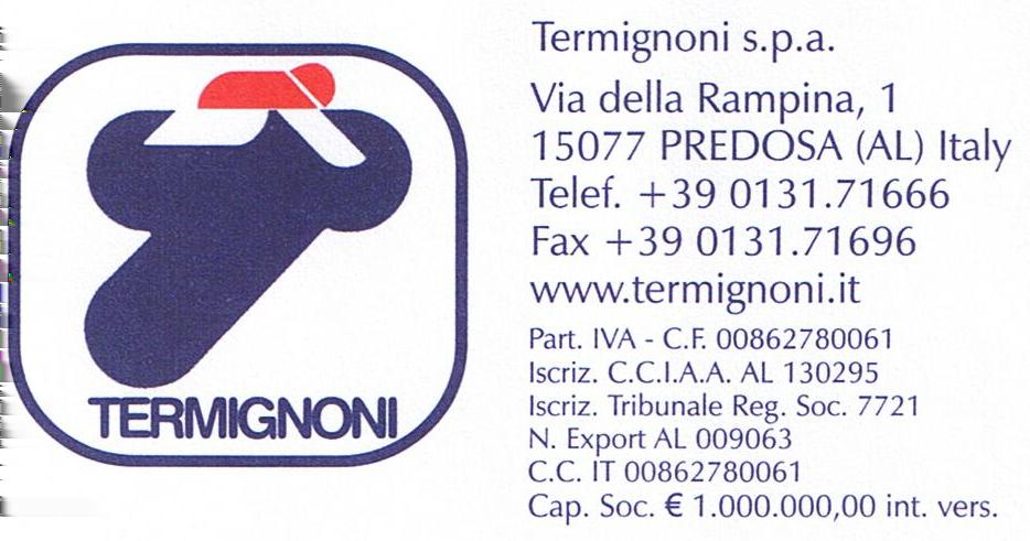 FITTING INSTRUCTIONS For Termignoni exhaust systems A. Dismantling the original exhaust system 1. Remove any casing impeding clear access 2.