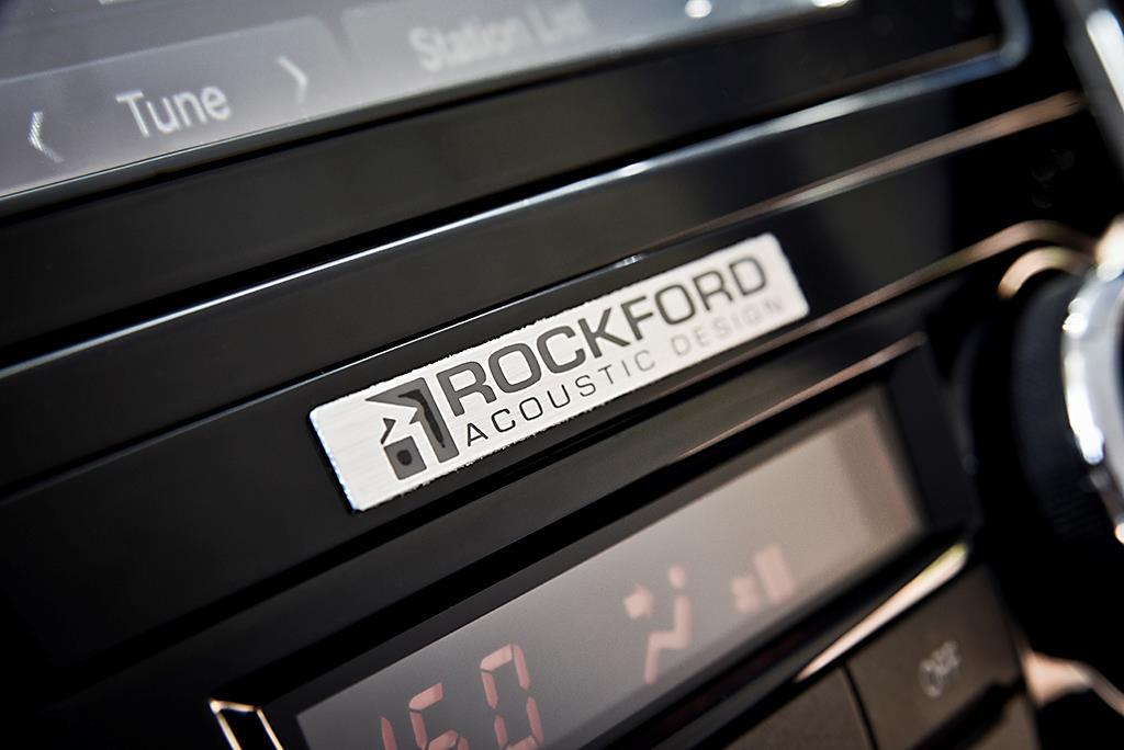 Interior LWB Rockford Fosgate Sound System: Designed, engineered and tuned to provide multi-channel audio performance