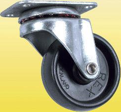 or rubber wheel Ideal for attaching to gates to assist smooth travel and prevent sagging WHEEL PLATE HOLE CODE DIAMETER
