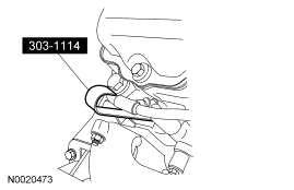 Fig. 209: Locating Turbocharger Pipe Nuts CAUTION: Do not pull on the wiring to remove the glow plug connector or