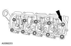 24. Remove and discard the 10 inner cylinder head bolts. Fig.