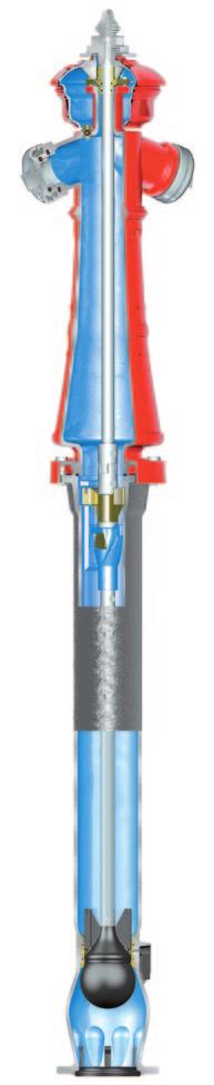 VAG NOVA 1885 Standpost Hydrant Maintenance-free stem seal Nominal diameter DN 80 / DN 100 Installation depth DN 80: 1.00 m / 1.25 m / 1.